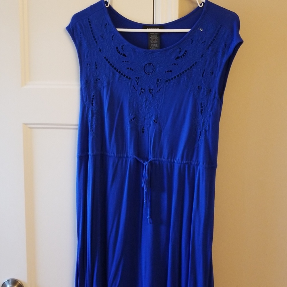 Royal bluee summer dress
